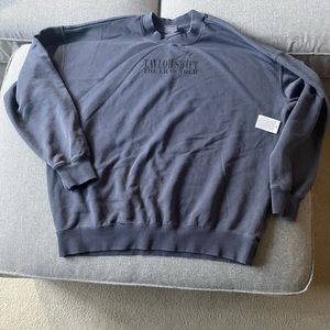 OFFICIAL TAYLOR SWIFT MERCH ERAS TOUR BLUE CREWNECK